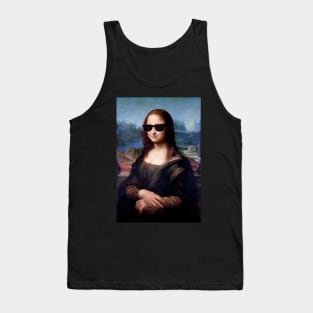 Cool Mona Lisa Tank Top